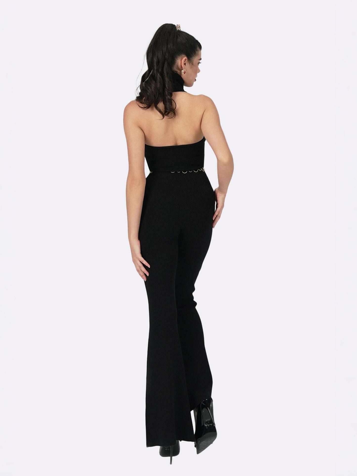 Gwen Jumpsuit (Black) (Final Sale)