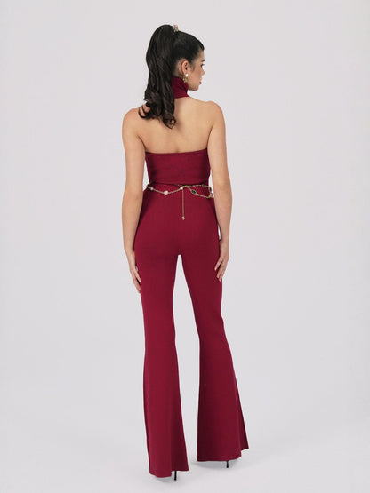 Gwen Jumpsuit (Red) (Final Sale)