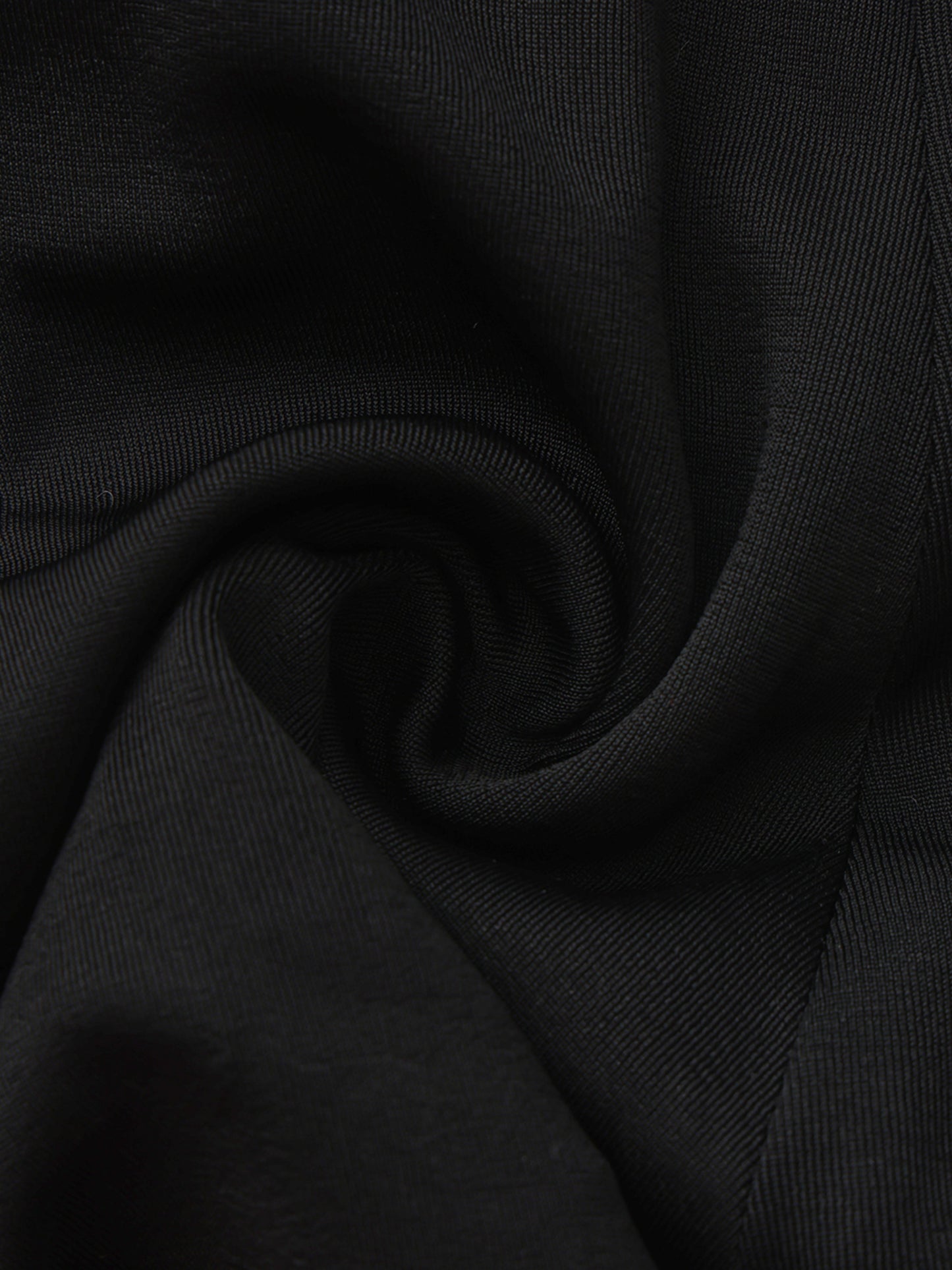 Alessandra Deep V Black Mini Dress
