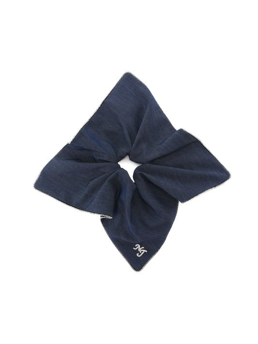 Amara Crystal Denim Hair Tie