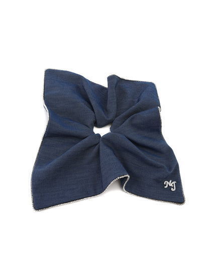 Amara Crystal Denim Hair Tie