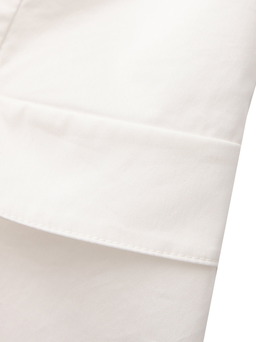 Claudine Off-Shoulder White Cropped Top