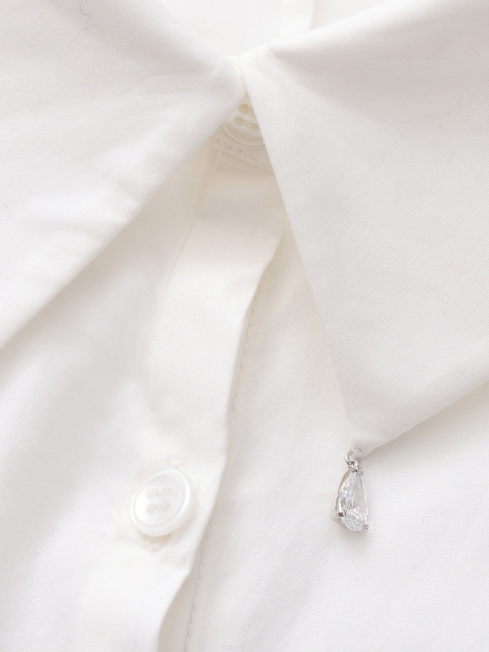 Chantal Bell-Sleeve White Shirt