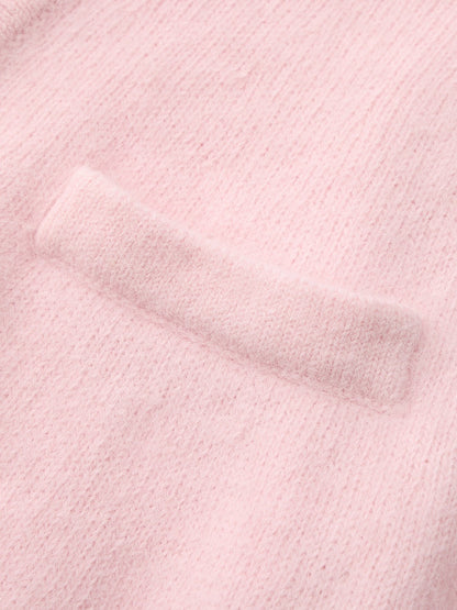 Brigitte Off-Shoulder Knit Pink Top