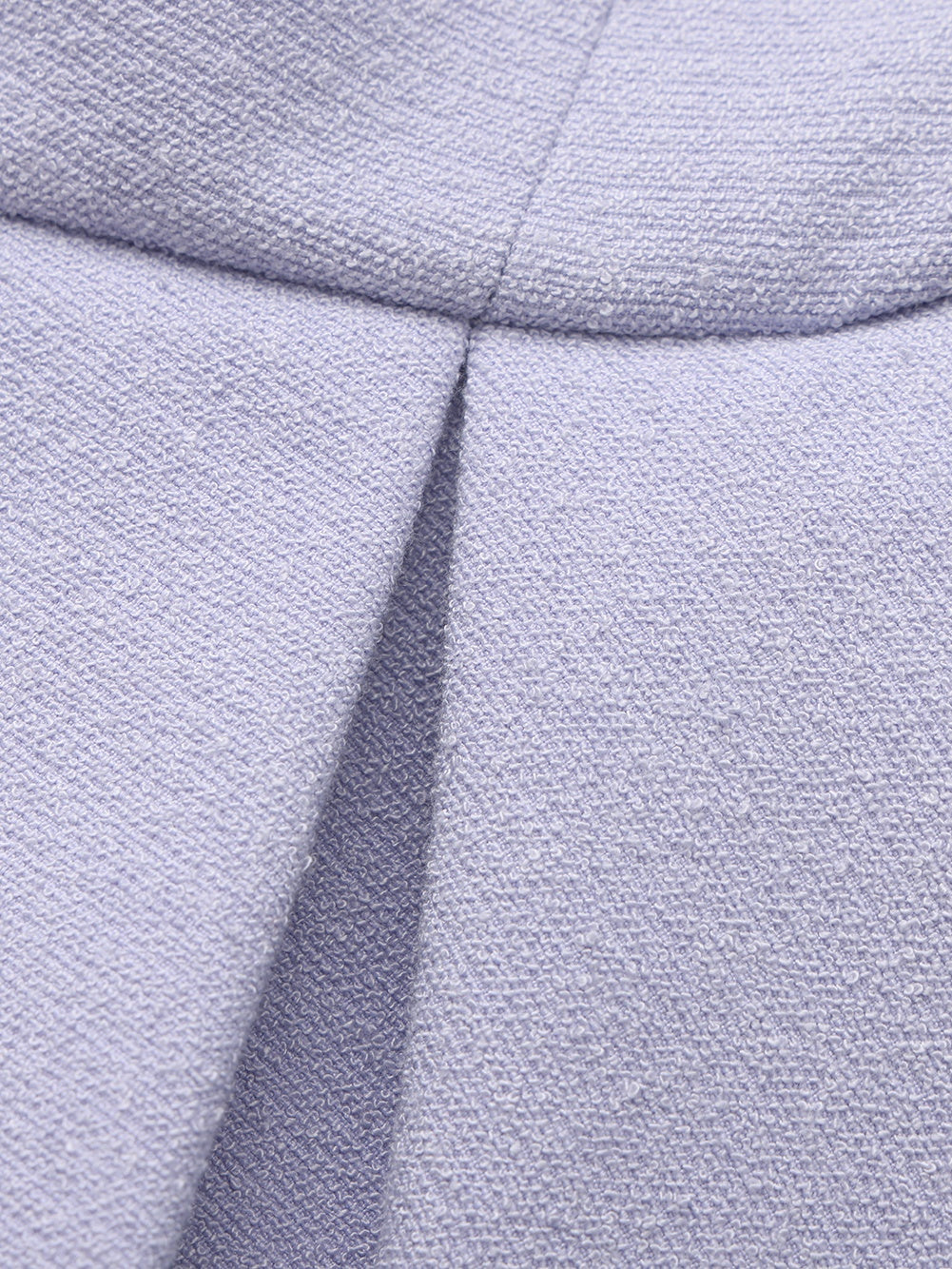 Camille Crystal-Button Purple Peplum Vest