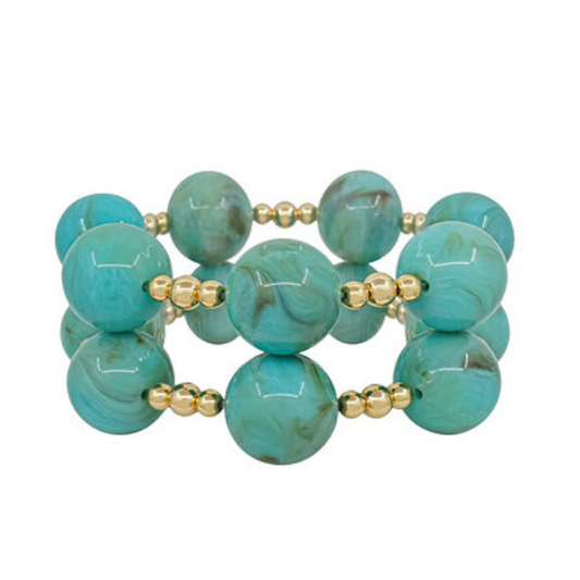 Alessia Marble Bead Bracelet