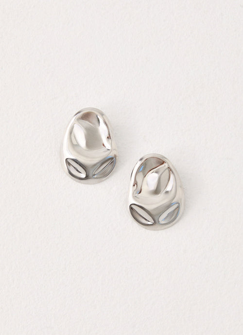 Silver Siren Earrings - Silver