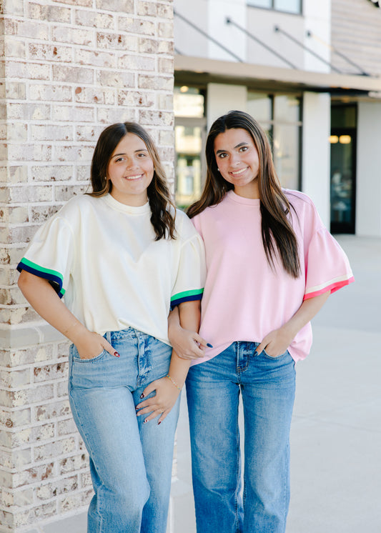 Becca Contrast Trim Top