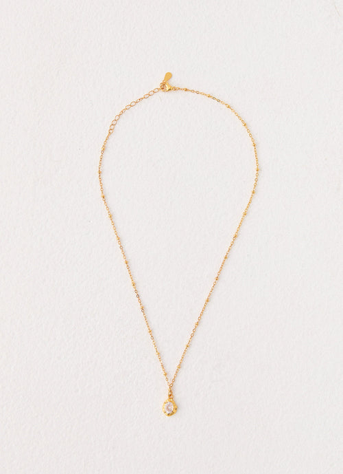 Spring Bloom Necklace - Gold