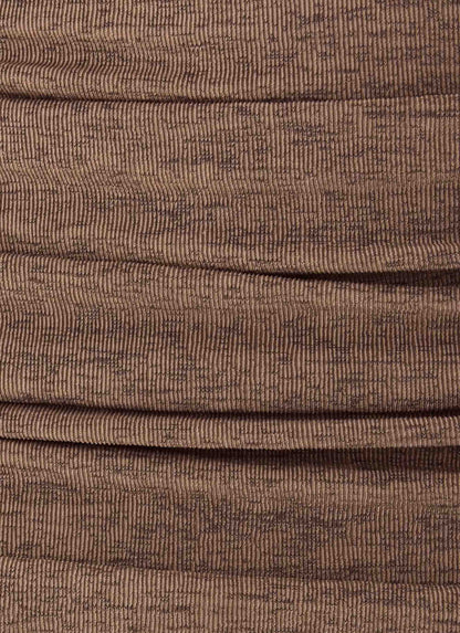 Zayde Midi Skirt - Taupe