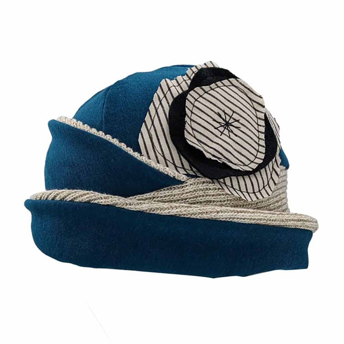 Absolute Stretch Cotton Beanie Hat for Healing - Flipside Hats Beanie Flipside Hats H005-007 Teal OS (56-59 cm)