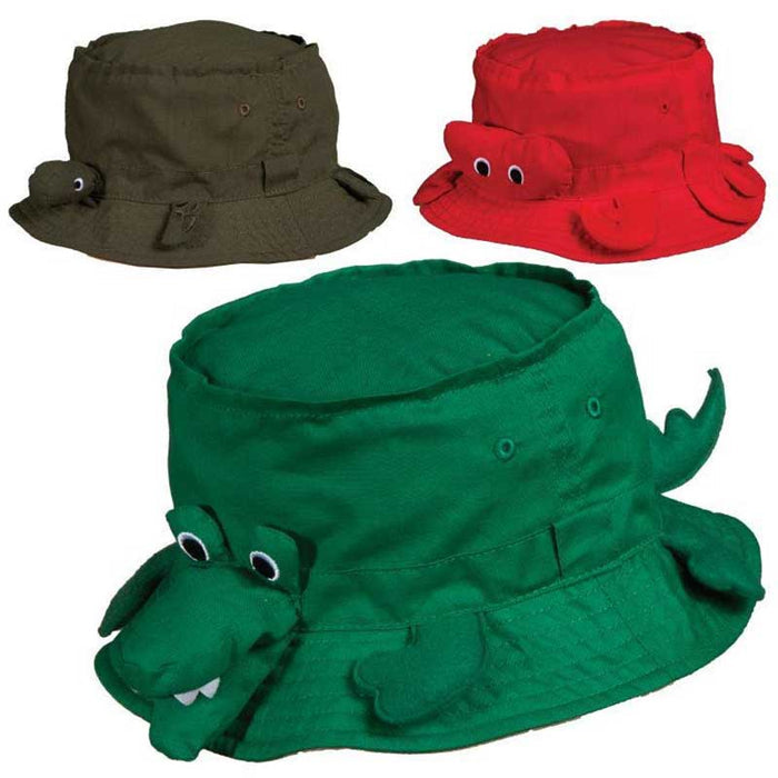 Animal Bucket Hat for Children - Scala Hats for Kids Bucket Hat Scala Hats C462 Brown 2-6x