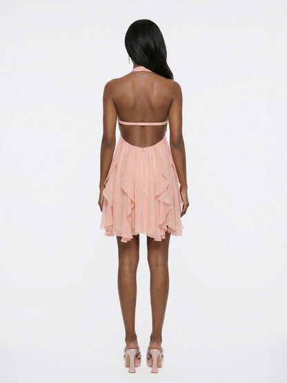Arabella Dress (Peach)
