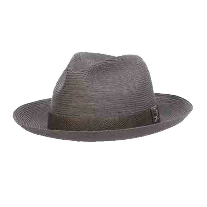 Avant Gard Braided Hemp Straw Fedora - Carlos Santana Hats Fedora Hat Santana Hats