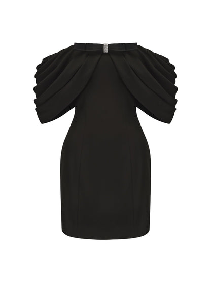 Kate Bow Dress (Black)