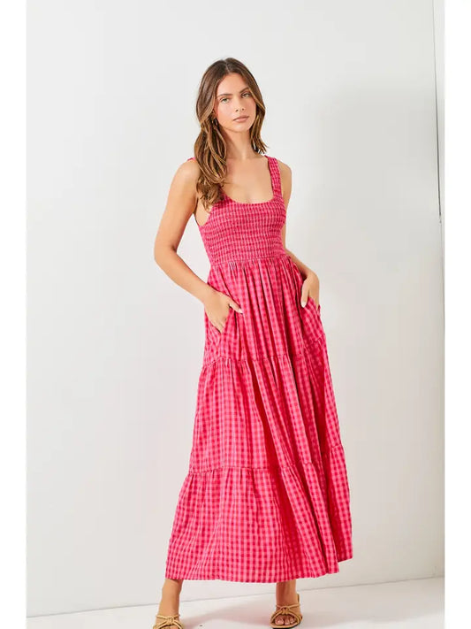 Kinley Smocked Bodice Maxi Dress