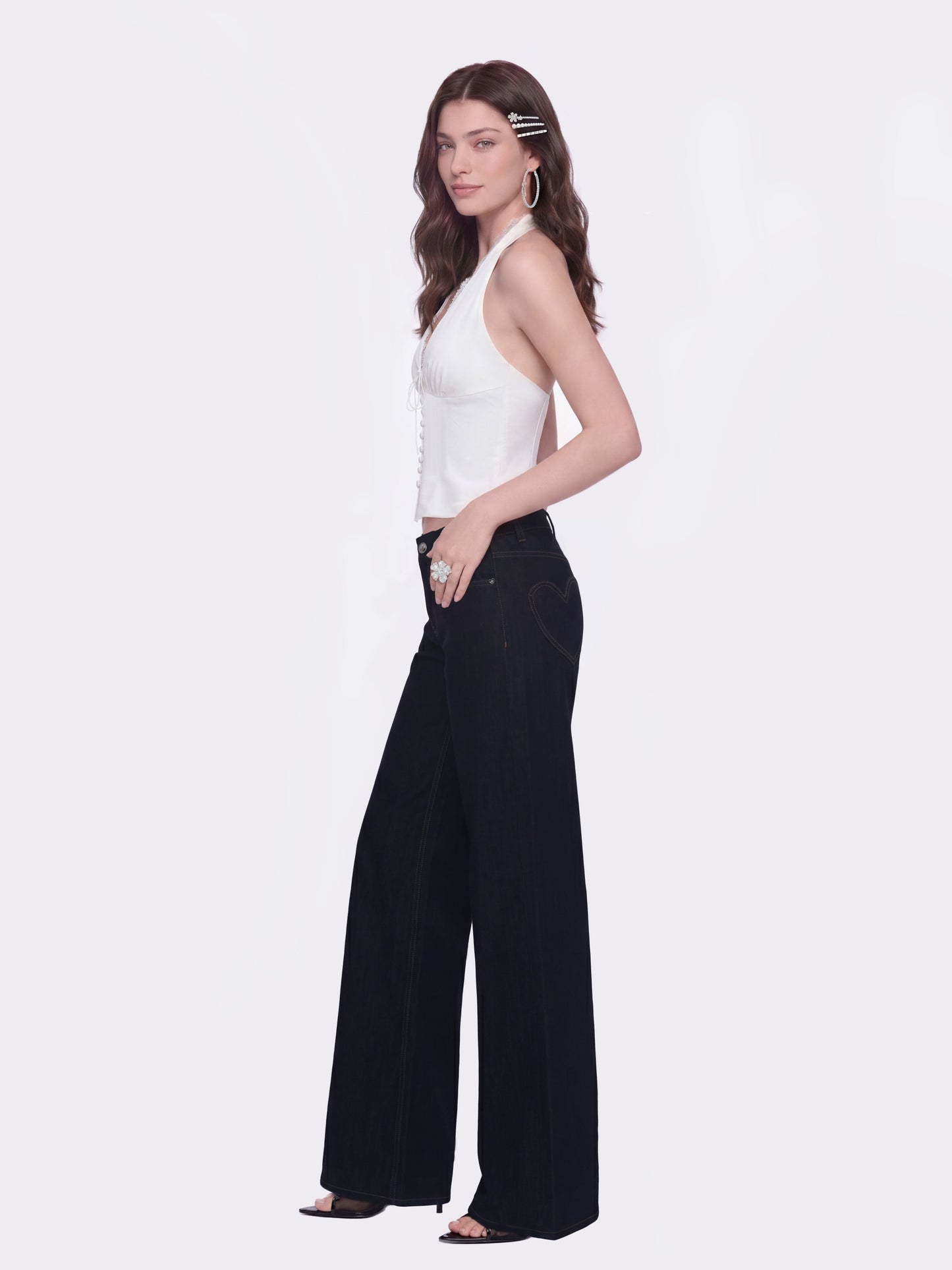 Catalina Heart Pocket Jeans