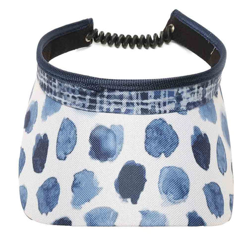 Birdie Blue Golf Sun Visor with Coil Lace - GloveIt Visor Cap GloveIt V402 Blue