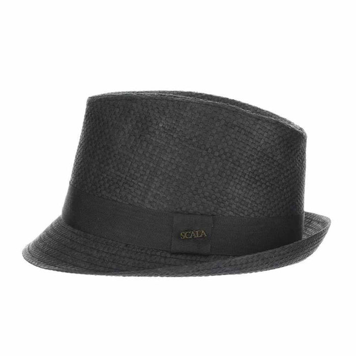 Black Matte Toyo Fedora - Scala Hats Fedora Hat Scala Hats