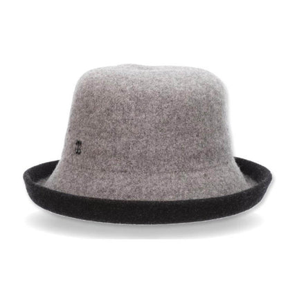 Boiled Wool Up Brim Hat - Callanan Hats Kettle Brim Hat Callanan Hats LV453-GRY Grey Medium (57 cm)