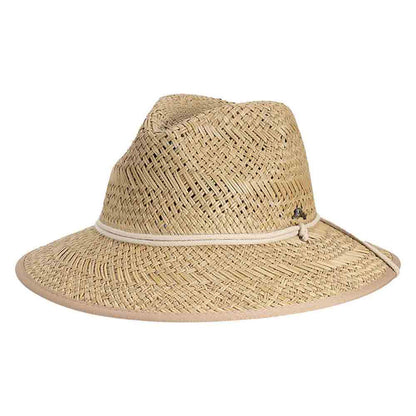 Bond Rush Straw Safari Hat with Chin Cord - Tommy Bahama Safari Hat Tommy Bahama Hats TBM380-NAT1 Natural S/M (56-57 cm)