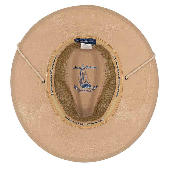 Bond Rush Straw Safari Hat with Chin Cord - Tommy Bahama Safari Hat Tommy Bahama Hats