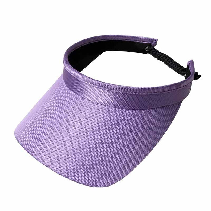Bright Colors Golf Sun Visor with Coil Lace - GloveIt® Golf Hats Visor Cap GloveIt V319 Lilac
