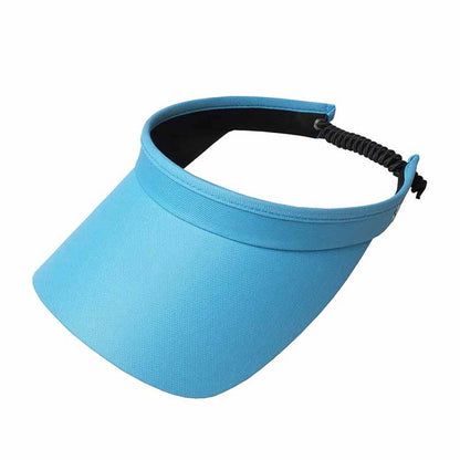 Bright Colors Golf Sun Visor with Coil Lace - GloveIt® Golf Hats Visor Cap GloveIt V320 Turquoise