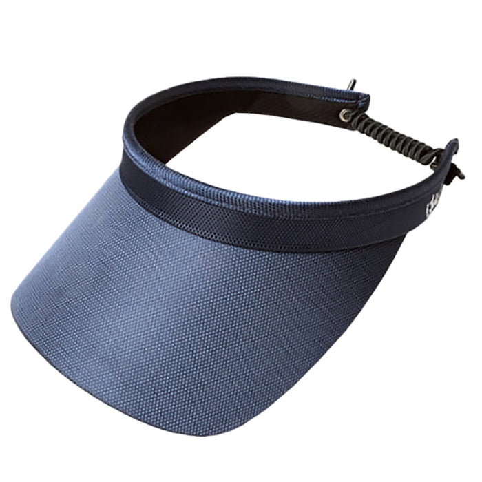 Bright Colors Golf Sun Visor with Coil Lace - GloveIt® Golf Hats Visor Cap GloveIt V313 Navy