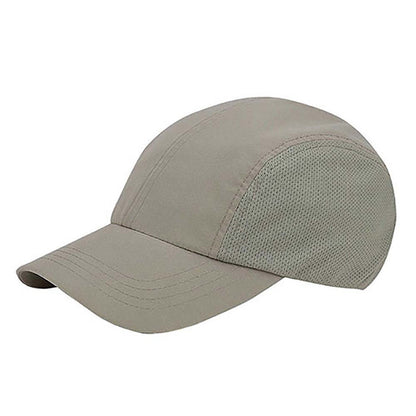 Brushed Microfiber Cap with Mesh Sides - MCI Cap MegaCI MC7691-KH Khaki