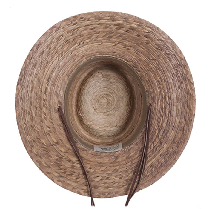 Burnt Palm Leaf Outback Sun Hat for Small Heads - Tula Hats Gambler Hat Tula Hats