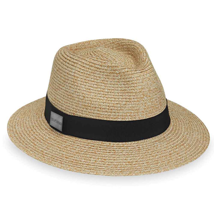 Carkella Fairway Fedora by Wallaroo Hat Company Safari Hat Wallaroo Hats FAIRM-BG-M Beige M/L (59 cm)
