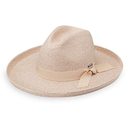 Carkella Vivian by Wallaroo Hat Company Safari Hat Wallaroo Hats VIVM-WBG White/Beige M/L (58 cm)