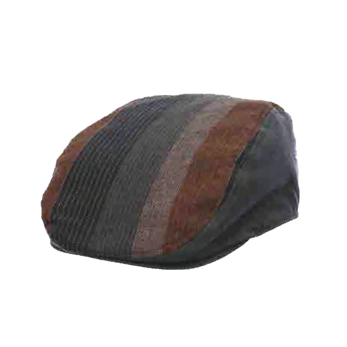 Carlos Santana Euphoria Cotton Ivy Cap Flat Cap Santana Hats SAN390-NAVY Navy Large