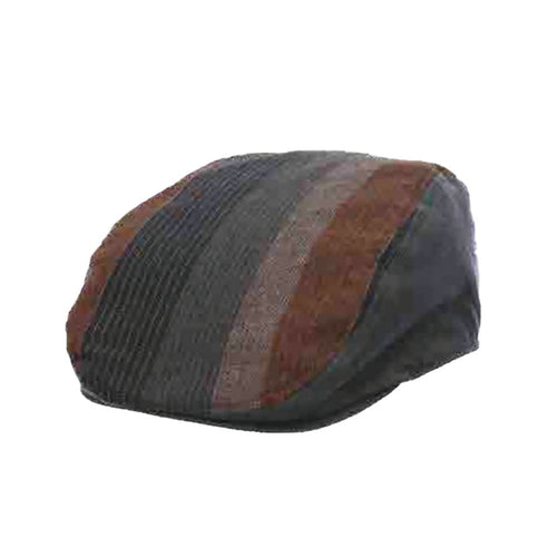 Carlos Santana Euphoria Cotton Ivy Cap Flat Cap Santana Hats SAN390-NAVY Navy Large