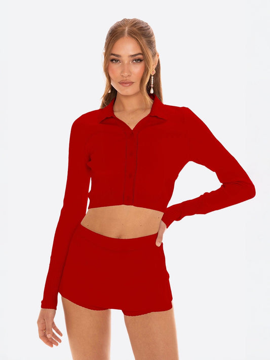 Jenna Cardigan (Red)