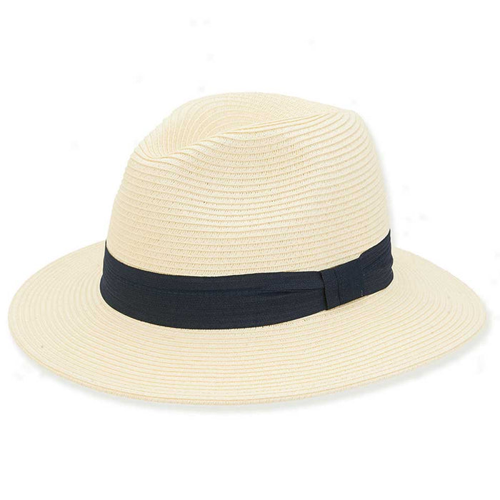 Classic Straw Summer Safari Hat - Tidal Tom™ Safari Hat Tidal Tom HTT1045A-ML Ivory M/L (57-59 cm)