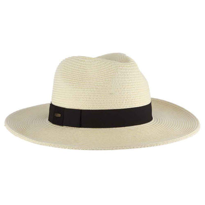 Classic Wide Brim Straw Safari Hat - Scala Hats Safari Hat Scala Hats LP122-IVO Ivory OS (57 cm)