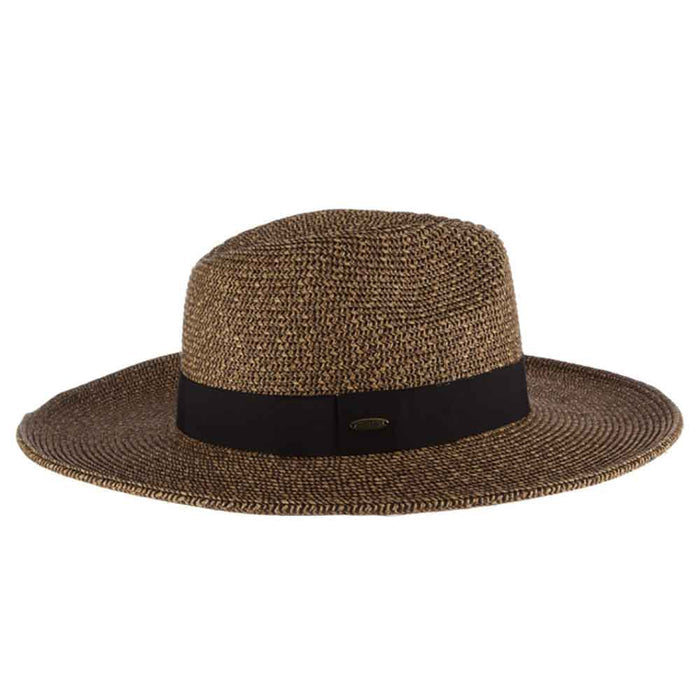 Classic Wide Brim Straw Safari Hat - Scala Hats Safari Hat Scala Hats