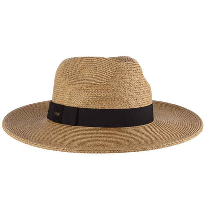 Classic Wide Brim Straw Safari Hat - Scala Hats Safari Hat Scala Hats LP122-TOA Toast OS (57 cm)