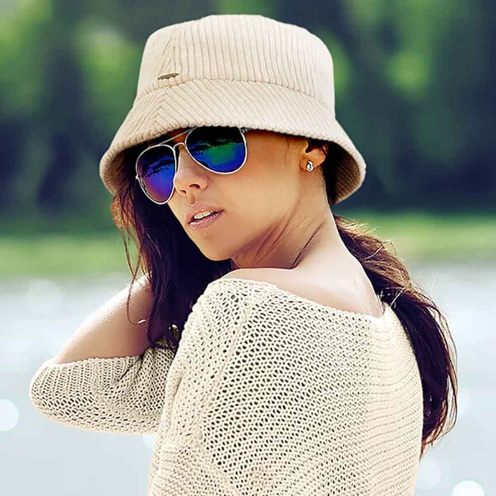 Corduroy Bucket Hat - Adora® Hats Bucket Hat Adora Hats