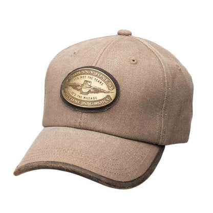 Coronado Indiana Jones Canvas Baseball Cap - Dorfman Hats Cap Dorfman Hat Co. IJ33-TAN Tan OS