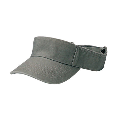Cotton Twill Small Size Pro Style Tennis Visor - Mega Cap Visor Cap MegaCI 4021AY-OL Olive