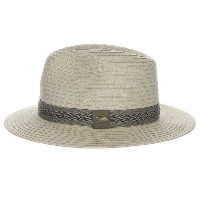 Country Tribal Band Fabric Safari Hat - Scala Hats for Men Safari Hat Scala Hats