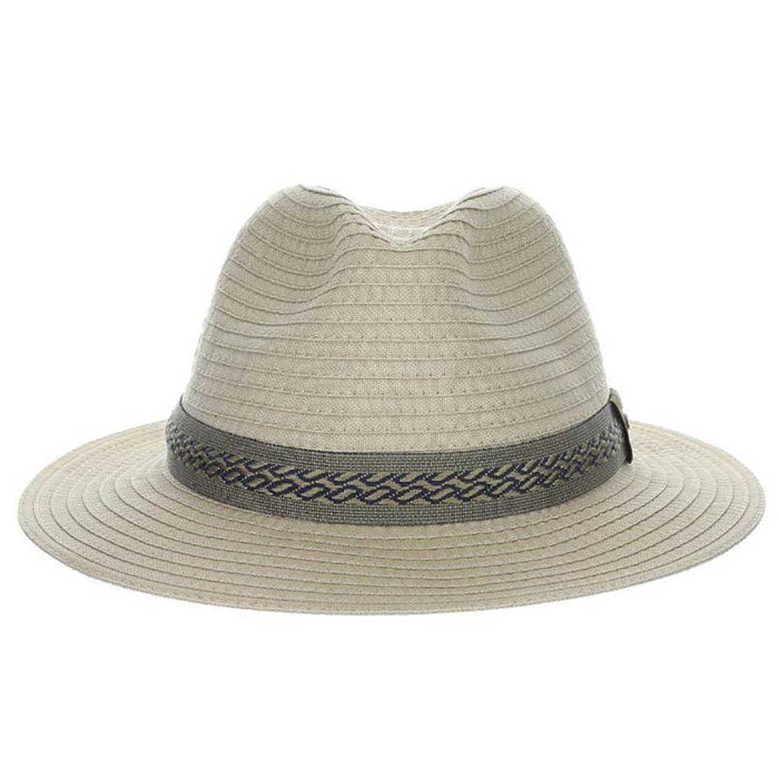 Country Tribal Band Fabric Safari Hat - Scala Hats for Men Safari Hat Scala Hats
