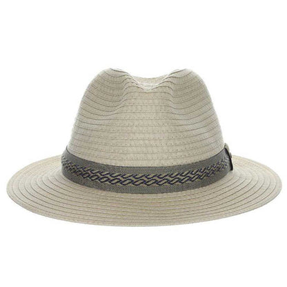 Country Tribal Band Fabric Safari Hat - Scala Hats for Men Safari Hat Scala Hats