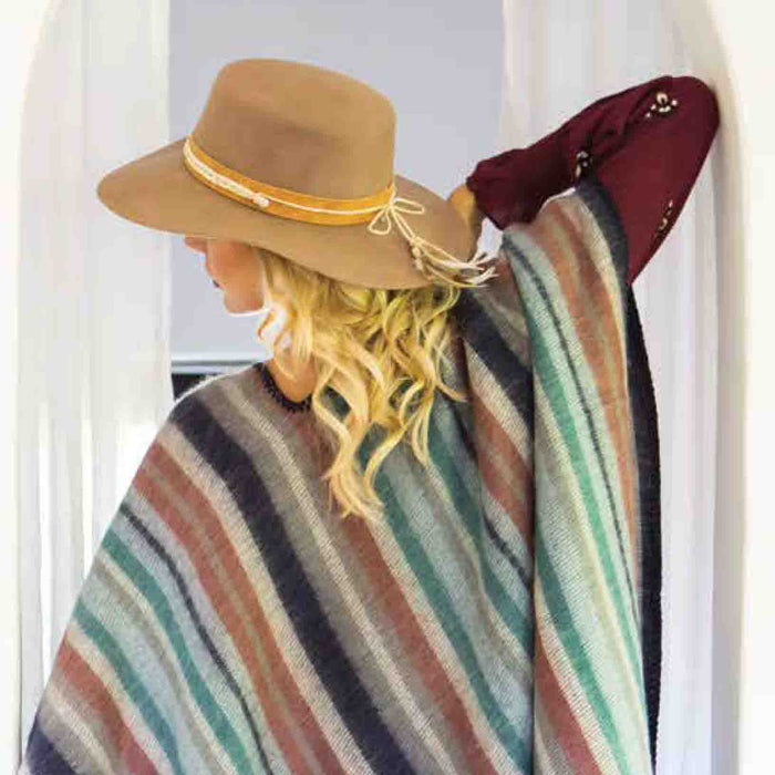 Crushable Wool Felt Bolero Hat with Suede Band - Scala Hats Bolero Hat Scala Hats