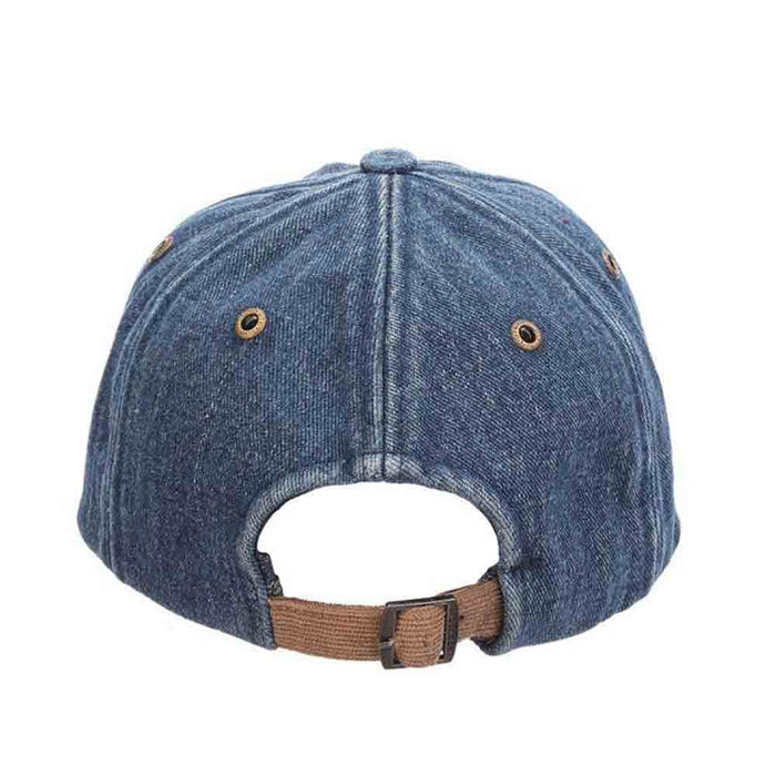 Denim Baseball Cap with Corduroy Peak - Stetson® Hats Cap Stetson Hats