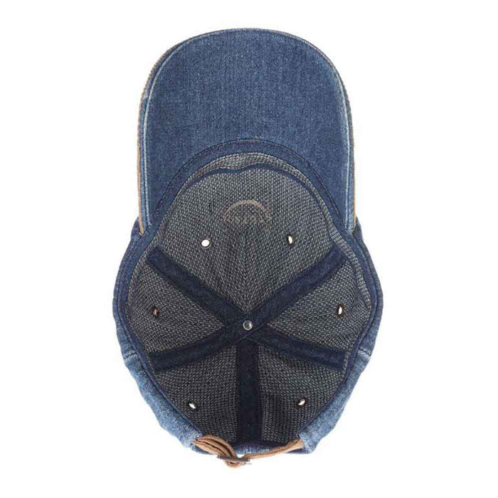 Denim Baseball Cap with Corduroy Peak - Stetson® Hats Cap Stetson Hats