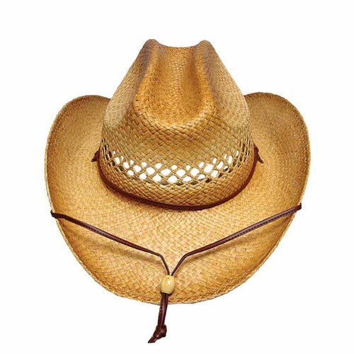 Distressed Straw Cattleman Hat for Small Heads - Karen Keith Hats Cowboy Hat Great hats by Karen Keith RM7D-XS Natural XS (54 cm)